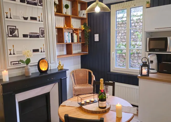 L\'Or Noir- Studio cosy sur les quais de St Valery-